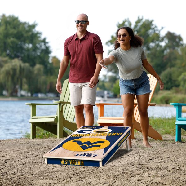 West Virginia Mountaineers 2x4 Pro Cornhole Boards