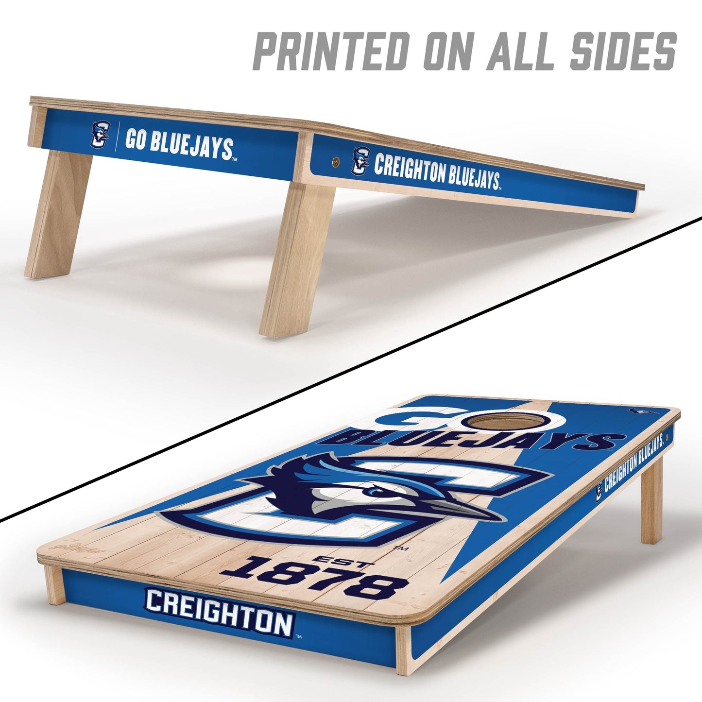Creighton Bluejays 2x4 Pro Cornhole Boards