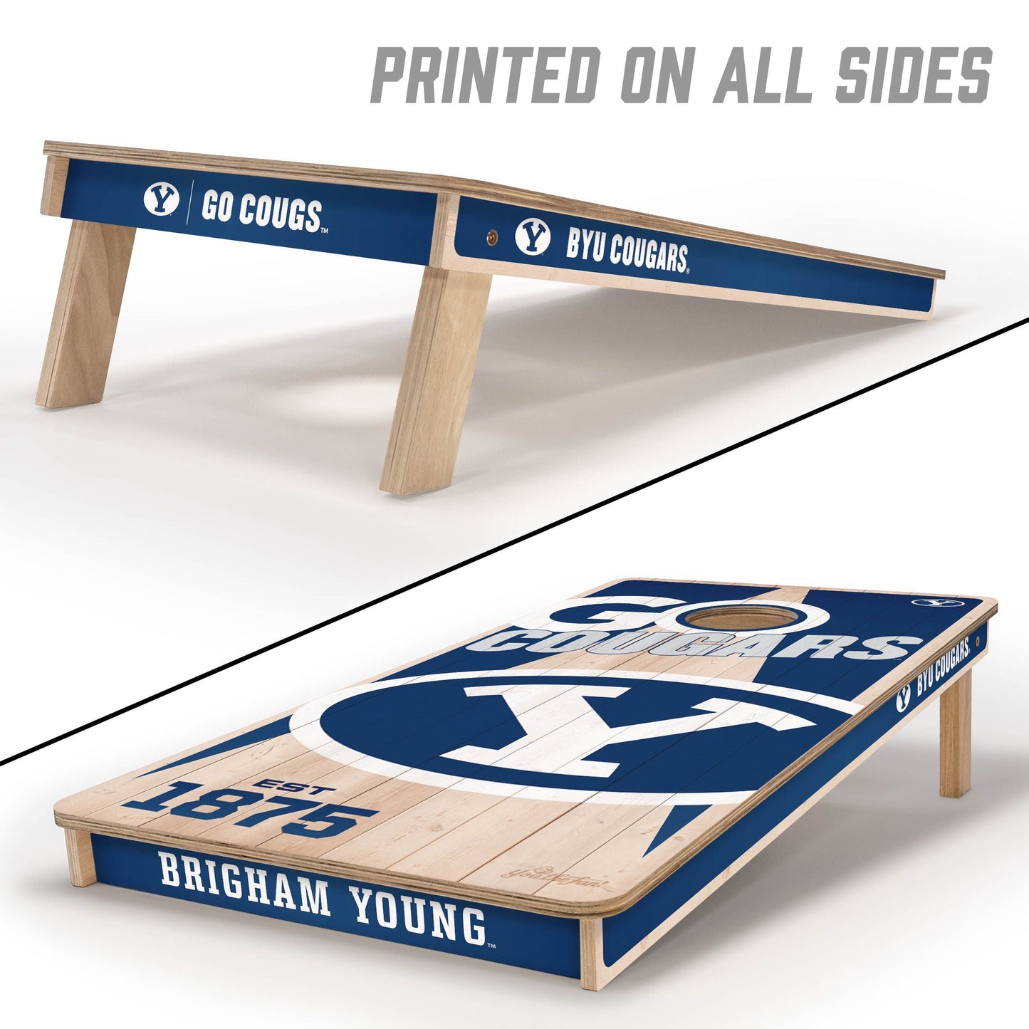 BYU Cougars 2x4 Pro Cornhole Boards