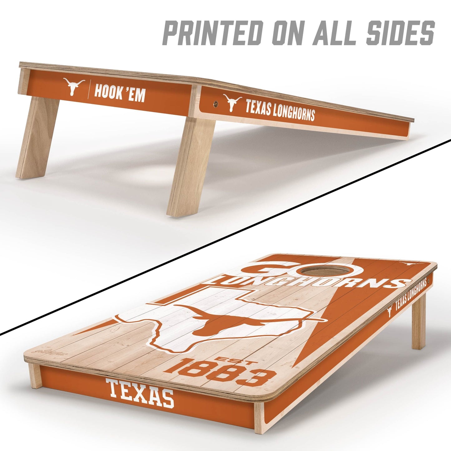 Texas Longhorns 2x4 Pro Cornhole Boards