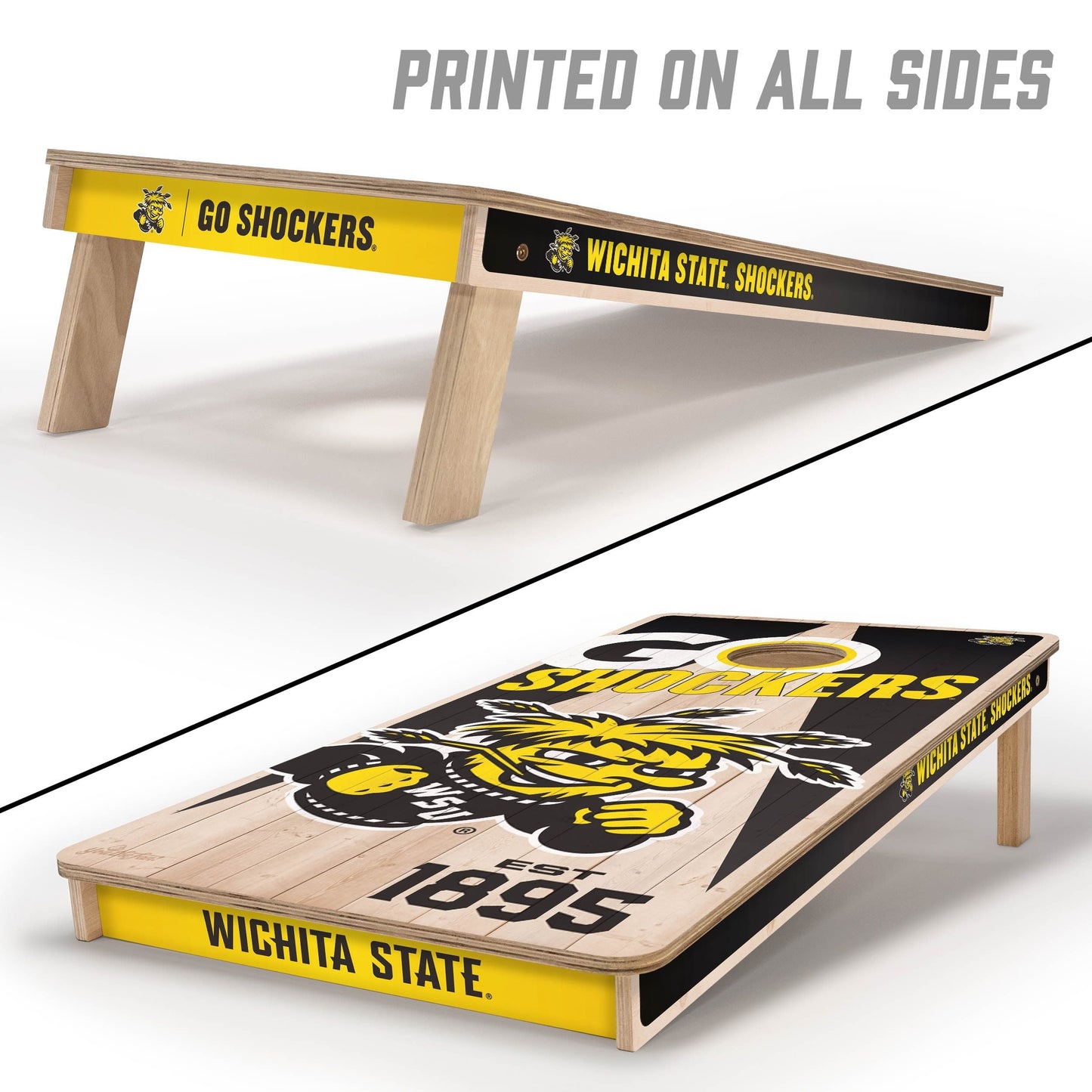 Wichita State Shockers 2x4 Pro Cornhole Boards