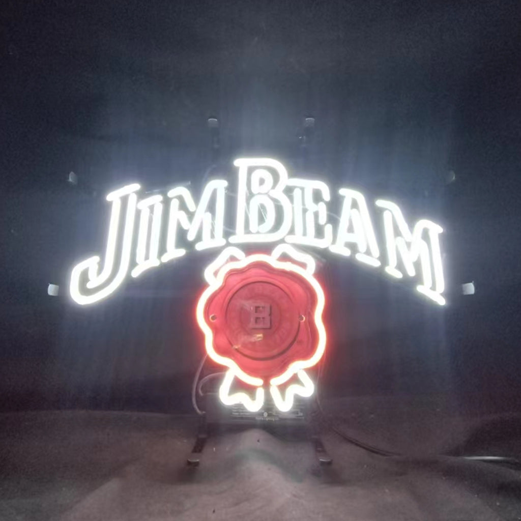 Jim Beam Whiskey Neon Light Sign