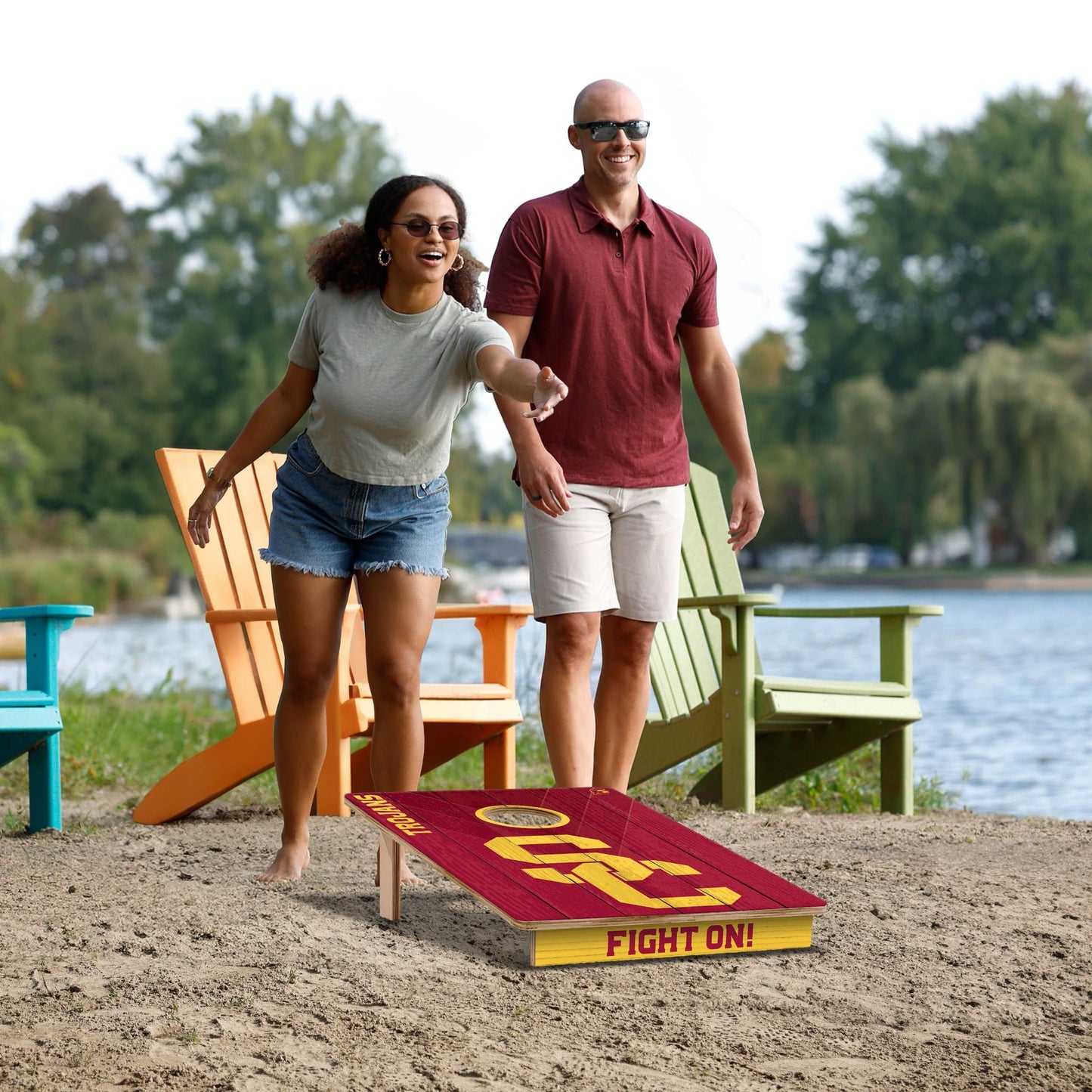 USC Trojans 2x3 Tailgate Cornhole Boards