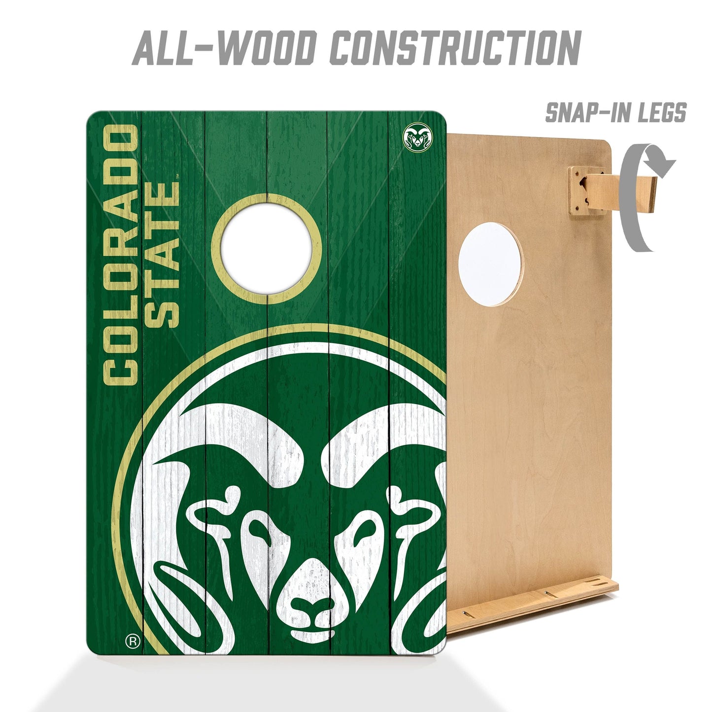 Colorado State Rams 2x3 Tailgate Cornhole Boards