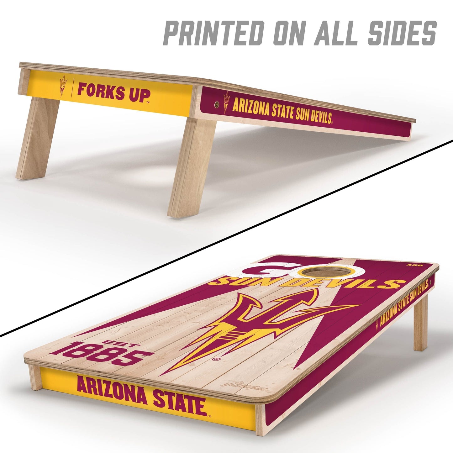 Arizona State Sun Devils 2x4 Pro Cornhole Boards