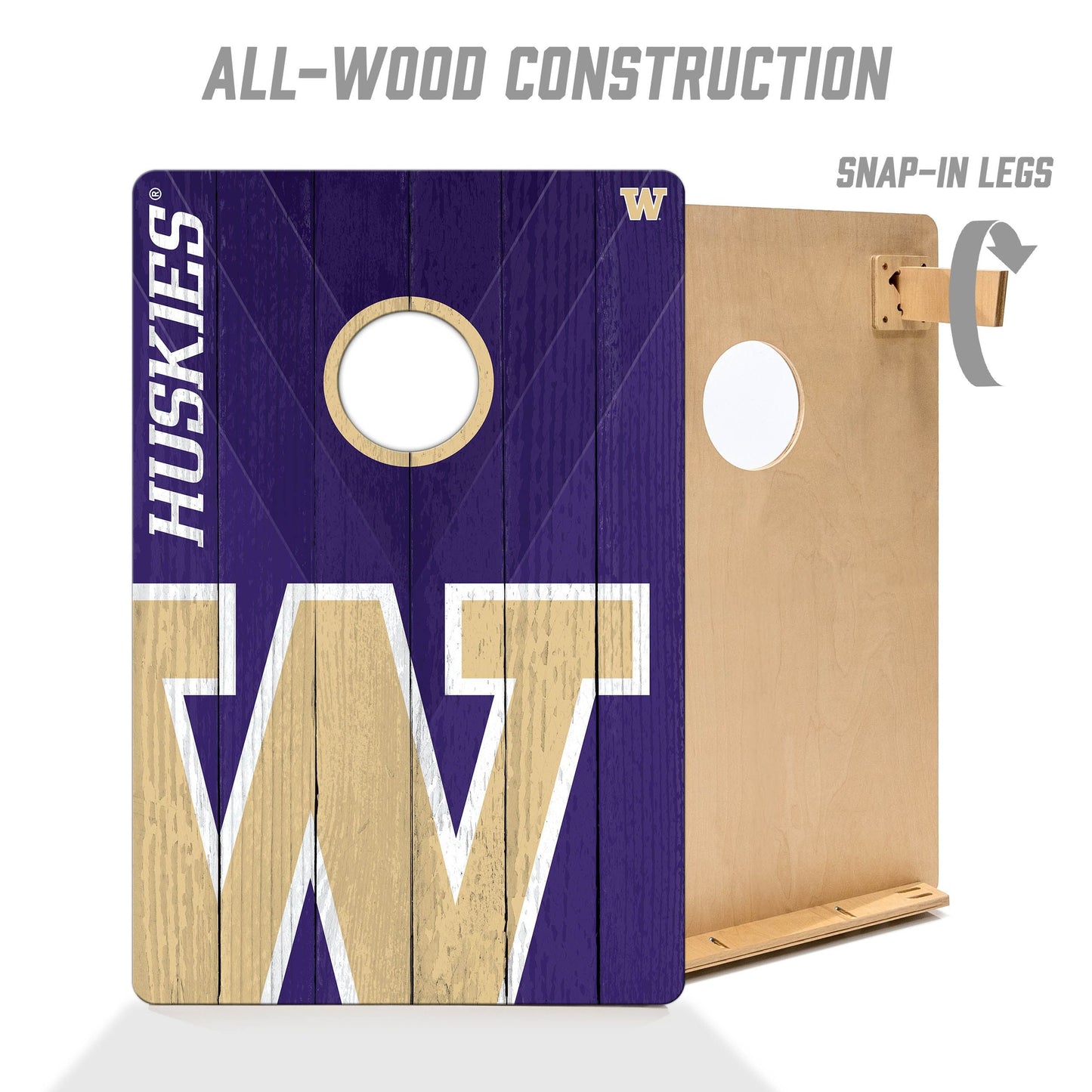 Washington Huskies 2x3 Tailgate Cornhole Boards