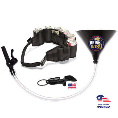 Beer Funnel Party Pack – Funnel, Shotgun Key Chain & Beer Belt