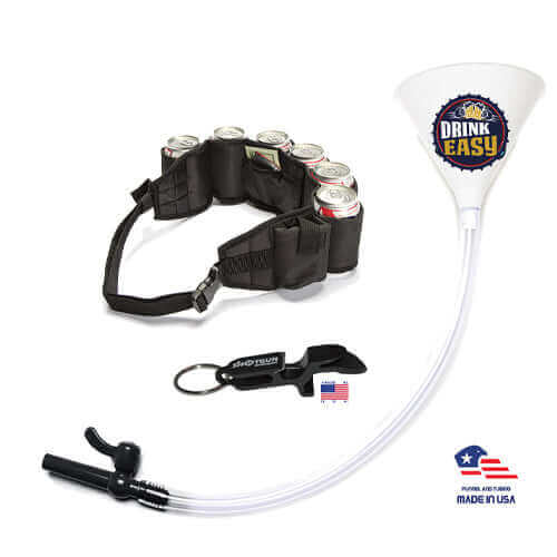 Beer Funnel Party Pack – Funnel, Shotgun Key Chain & Beer Belt