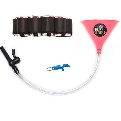 Beer Funnel Party Pack – Funnel, Shotgun Key Chain & Beer Belt