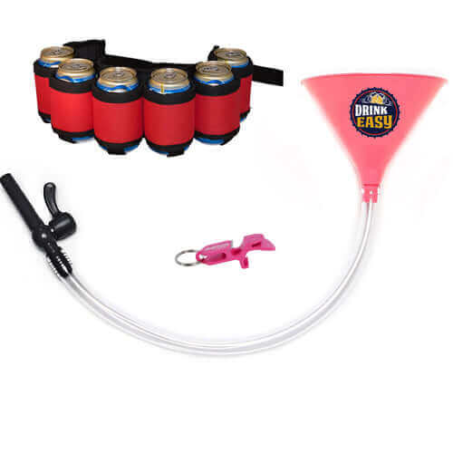 Beer Funnel Party Pack – Funnel, Shotgun Key Chain & Beer Belt