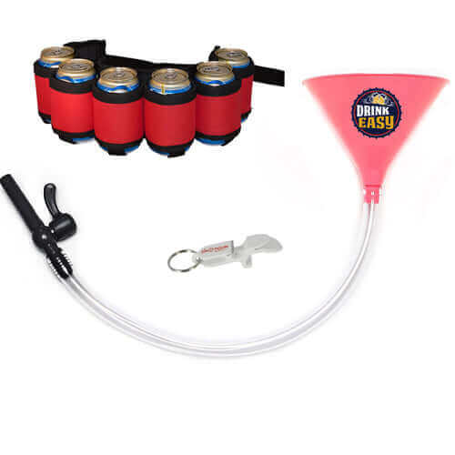 Beer Funnel Party Pack – Funnel, Shotgun Key Chain & Beer Belt