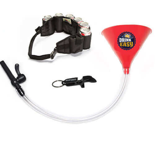 Beer Funnel Party Pack – Funnel, Shotgun Key Chain & Beer Belt