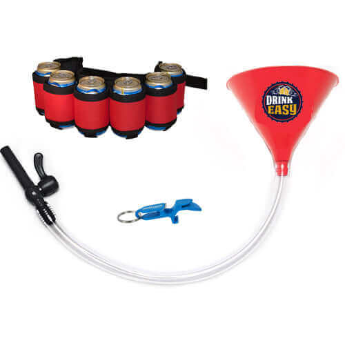 Beer Funnel Party Pack – Funnel, Shotgun Key Chain & Beer Belt