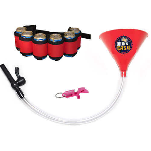 Beer Funnel Party Pack – Funnel, Shotgun Key Chain & Beer Belt