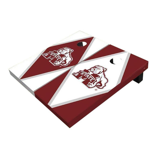 Mississippi State Bulldogs Alternating Diamond V8 All-Weather Cornhole Set