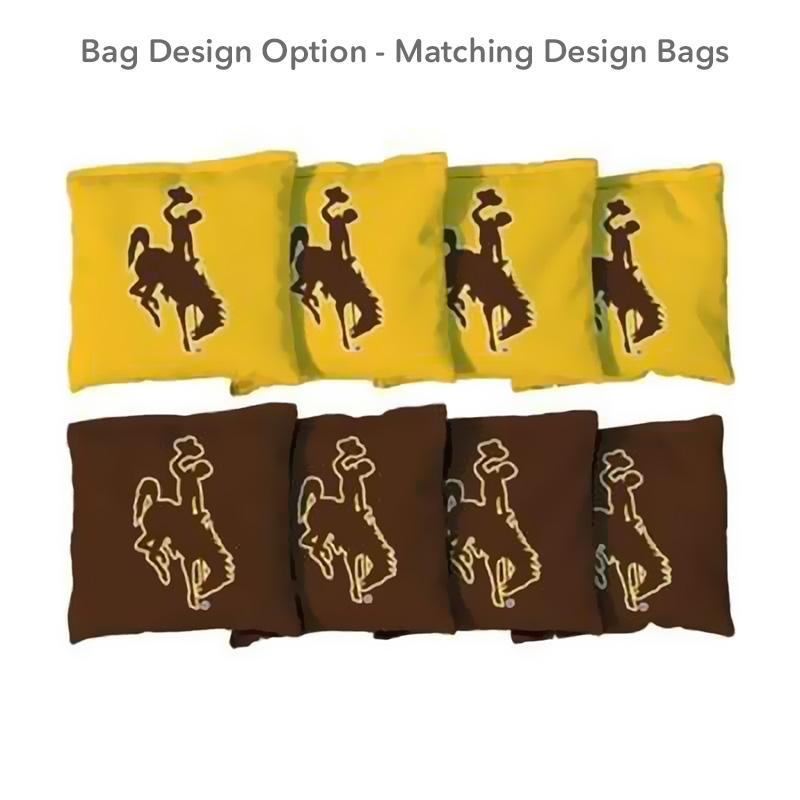 Wyoming Cowboys Alternating Diamond All-Weather Cornhole Set