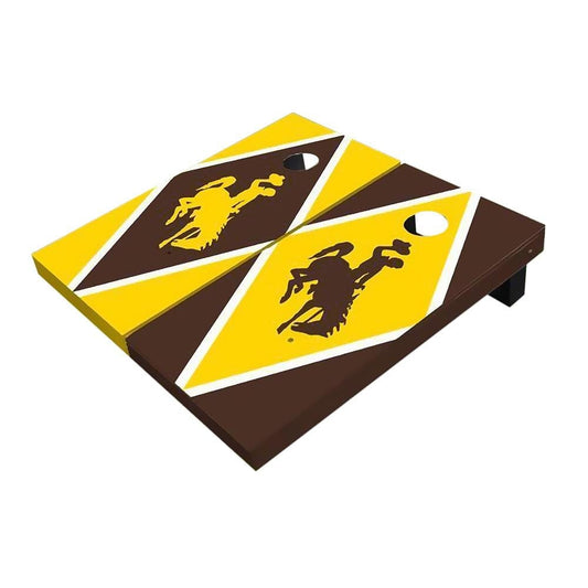 Wyoming Cowboys Alternating Diamond All-Weather Cornhole Set