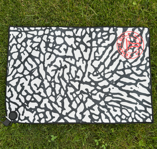 Golf Towel - Elephant Print