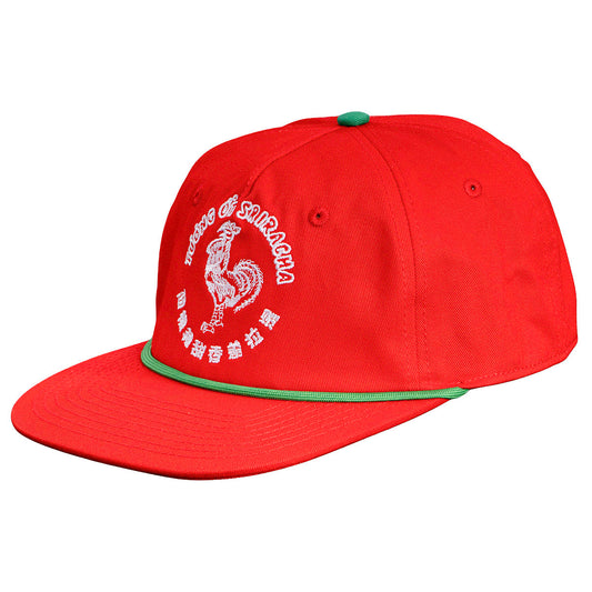 Sriracha Hot Sauce Hat Rooster Logo Red