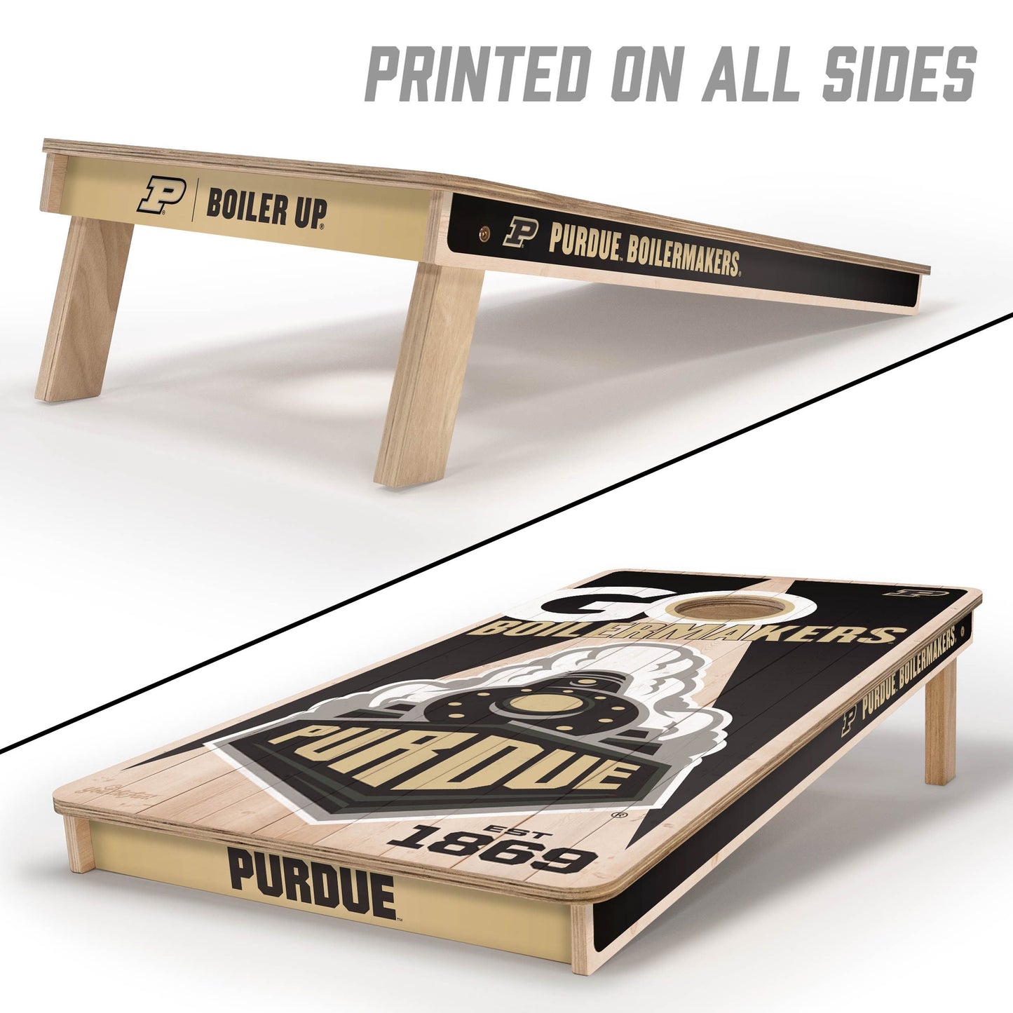 Purdue Boilermakers 2x4 Pro Cornhole Boards