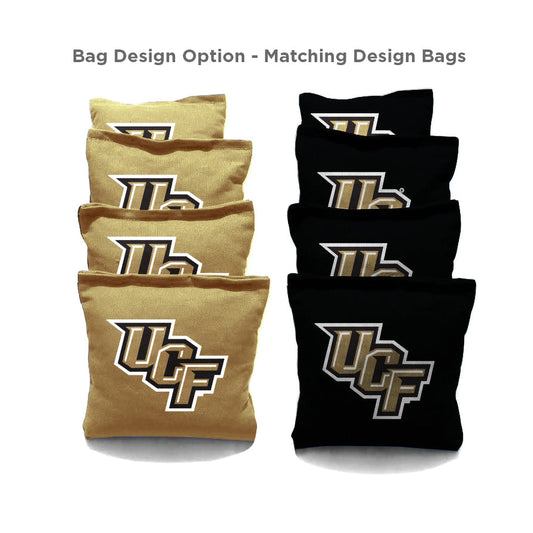 UCF Golden Knights "Knightro" Alternating Diamond All-Weather Cornhole Set