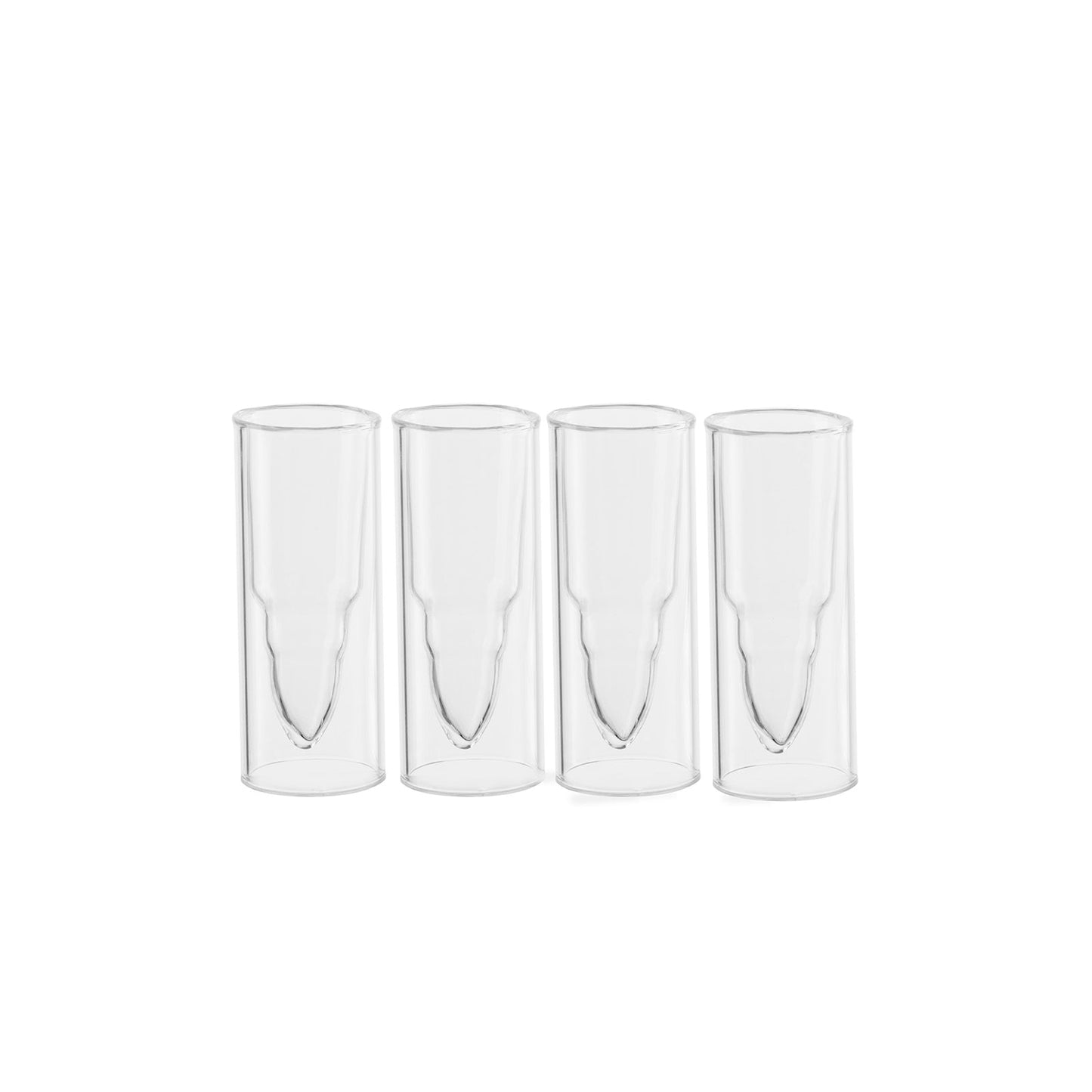 50 Caliber Shot Glasses Set - Set of 4