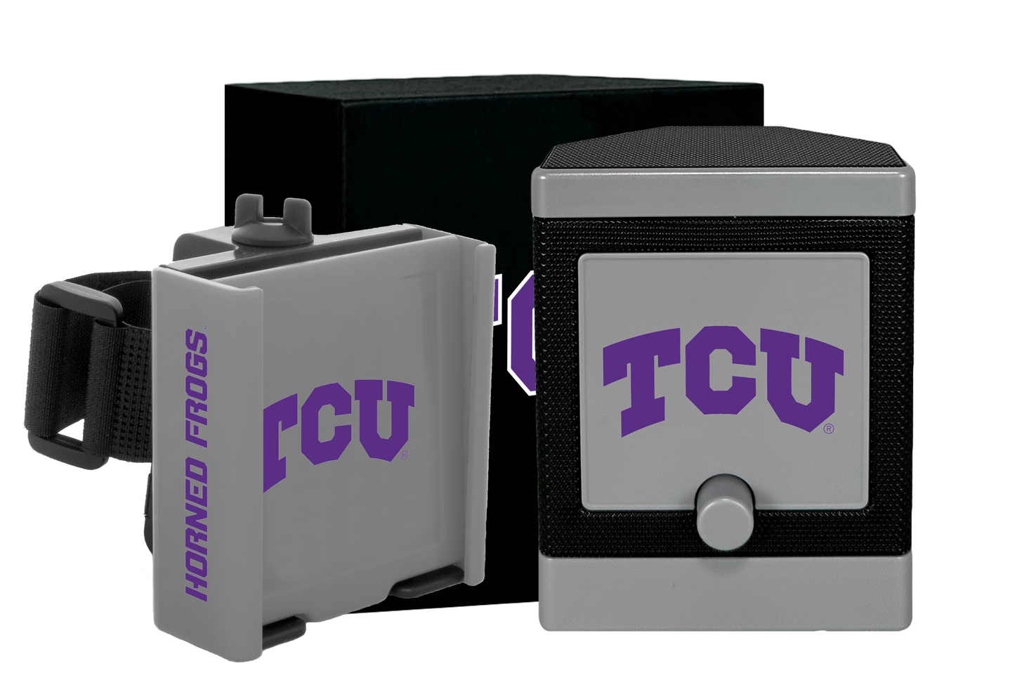 Golf Cart Phone Caddy + Speaker - TCU