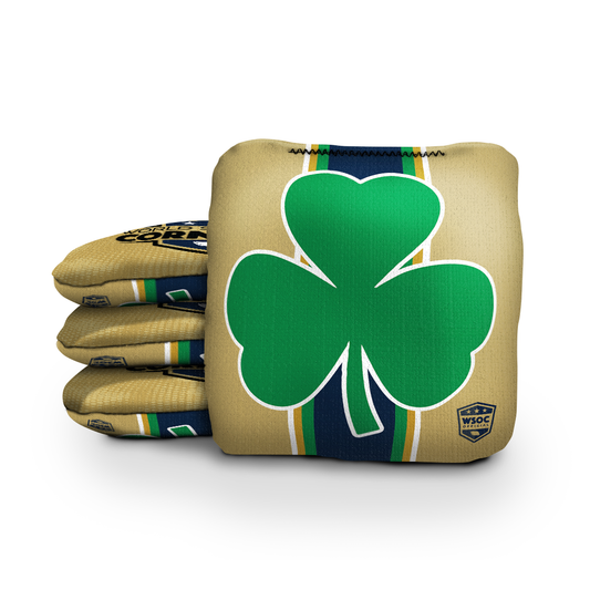 Notre Dame Vegas Gold Cornhole Bags - Professional Rapter 5.5