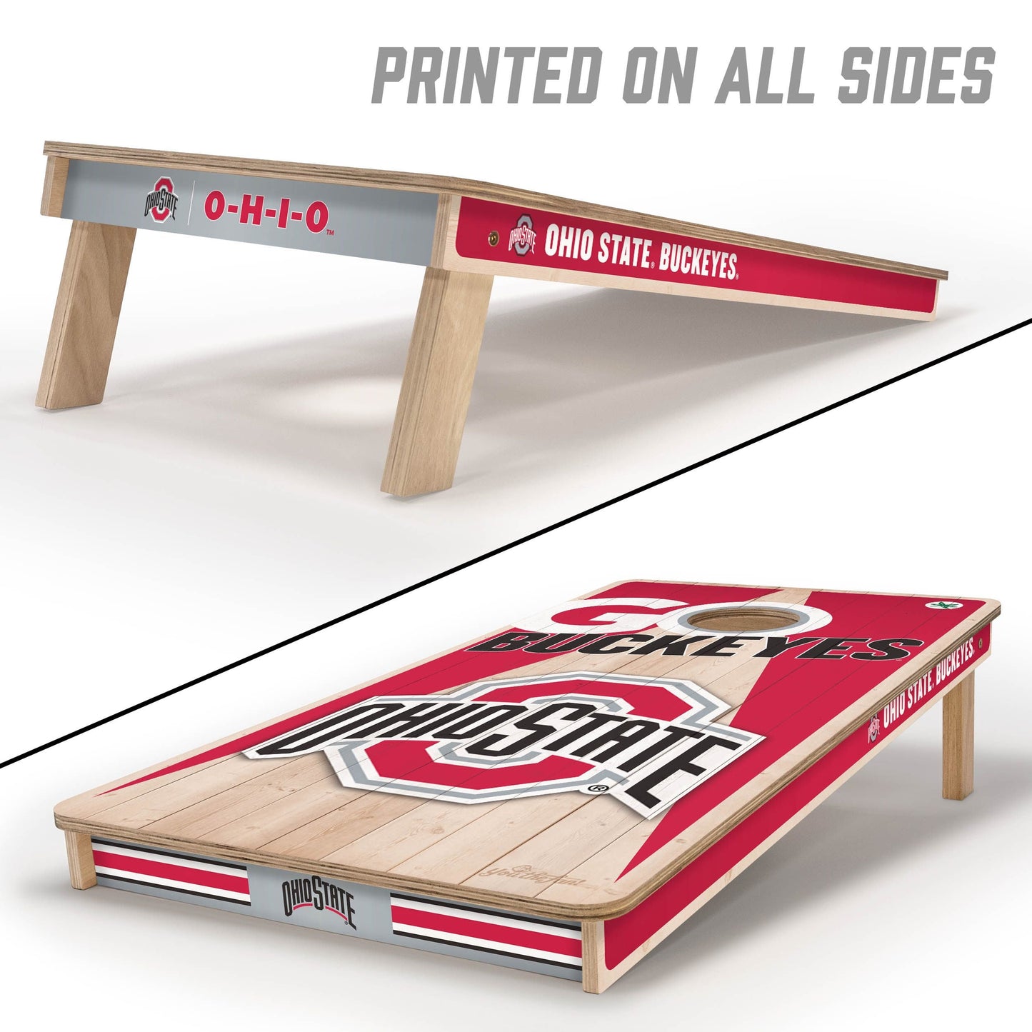 Ohio State Buckeyes 2x4 Pro Cornhole Boards