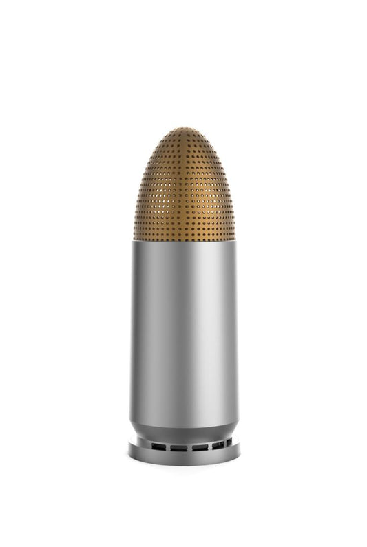 9mm Bullet Bluetooth Speaker Nickle