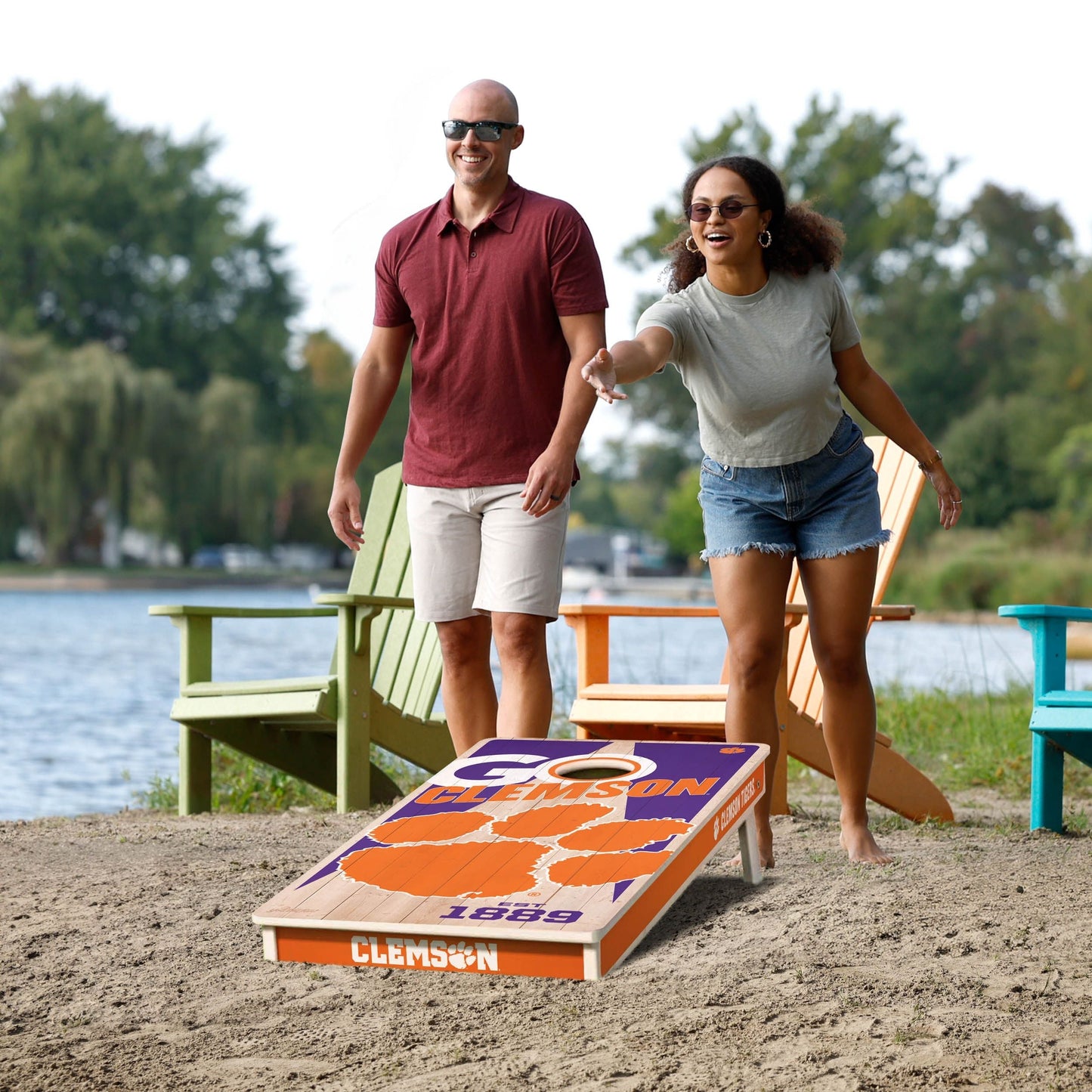 Clemson Tigers 2x4 Pro Cornhole Boards