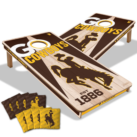 Wyoming Cowboys 2x4 Pro Cornhole Boards