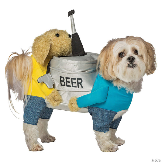 Beer Keg Dog Costume, Large/Extra Large