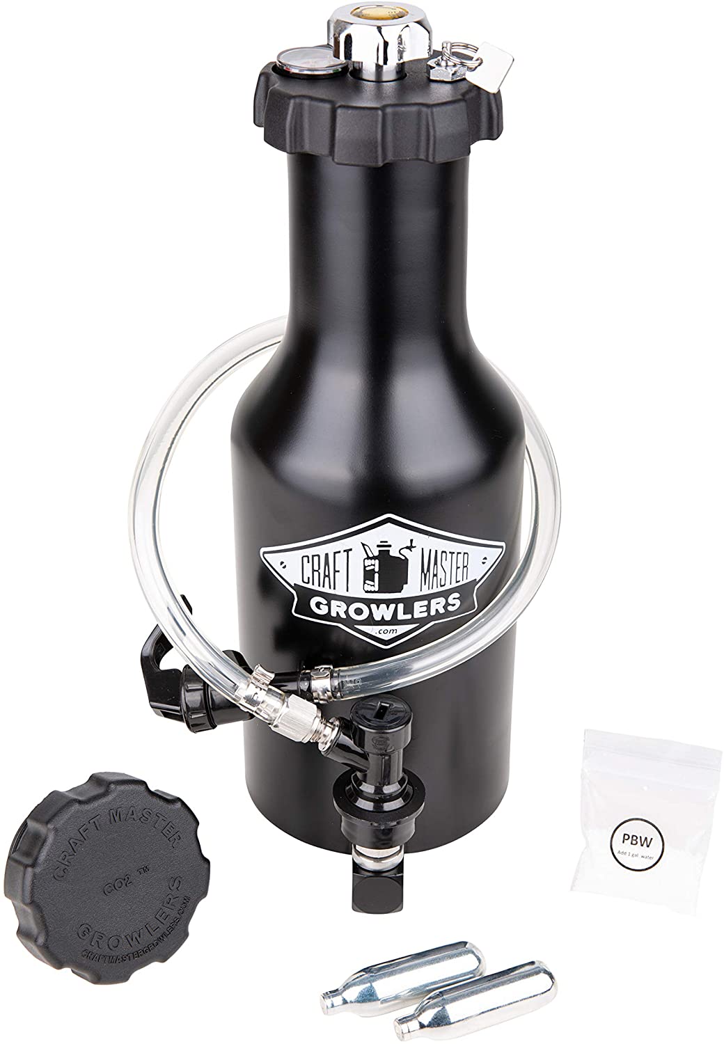 "Portable Keg" 64 oz Growlveller™ C02 Carbonated - Free Shipping