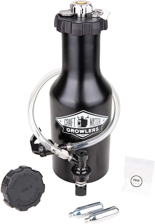 "Portable Keg" 64 oz Growlveller™ C02 Carbonated - Free Shipping