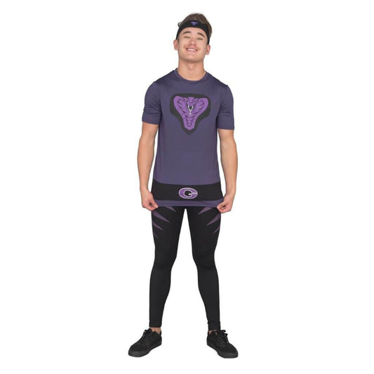 Dodgeball Purple Cobras Adult Costume Set