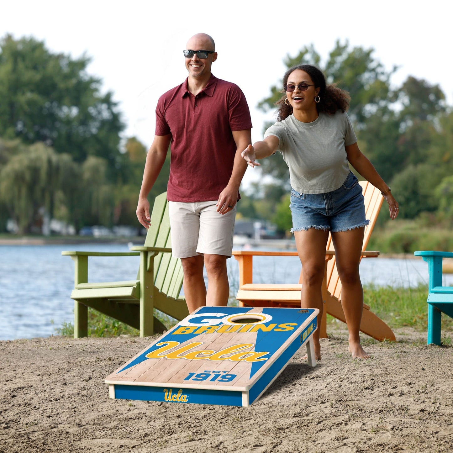 UCLA Bruins 2x4 Pro Cornhole Boards