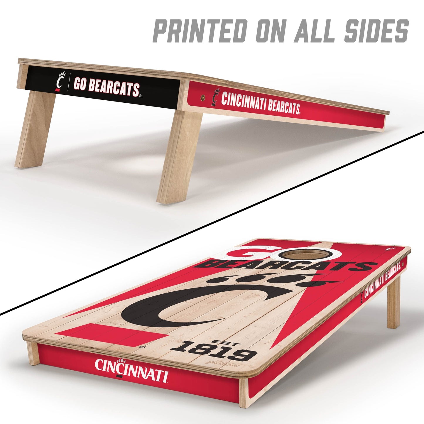 Cincinnati Bearcats 2x4 Pro Cornhole Boards