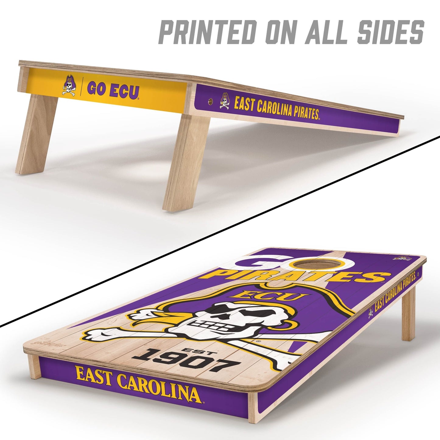 East Carolina Pirates 2x4 Pro Cornhole Boards