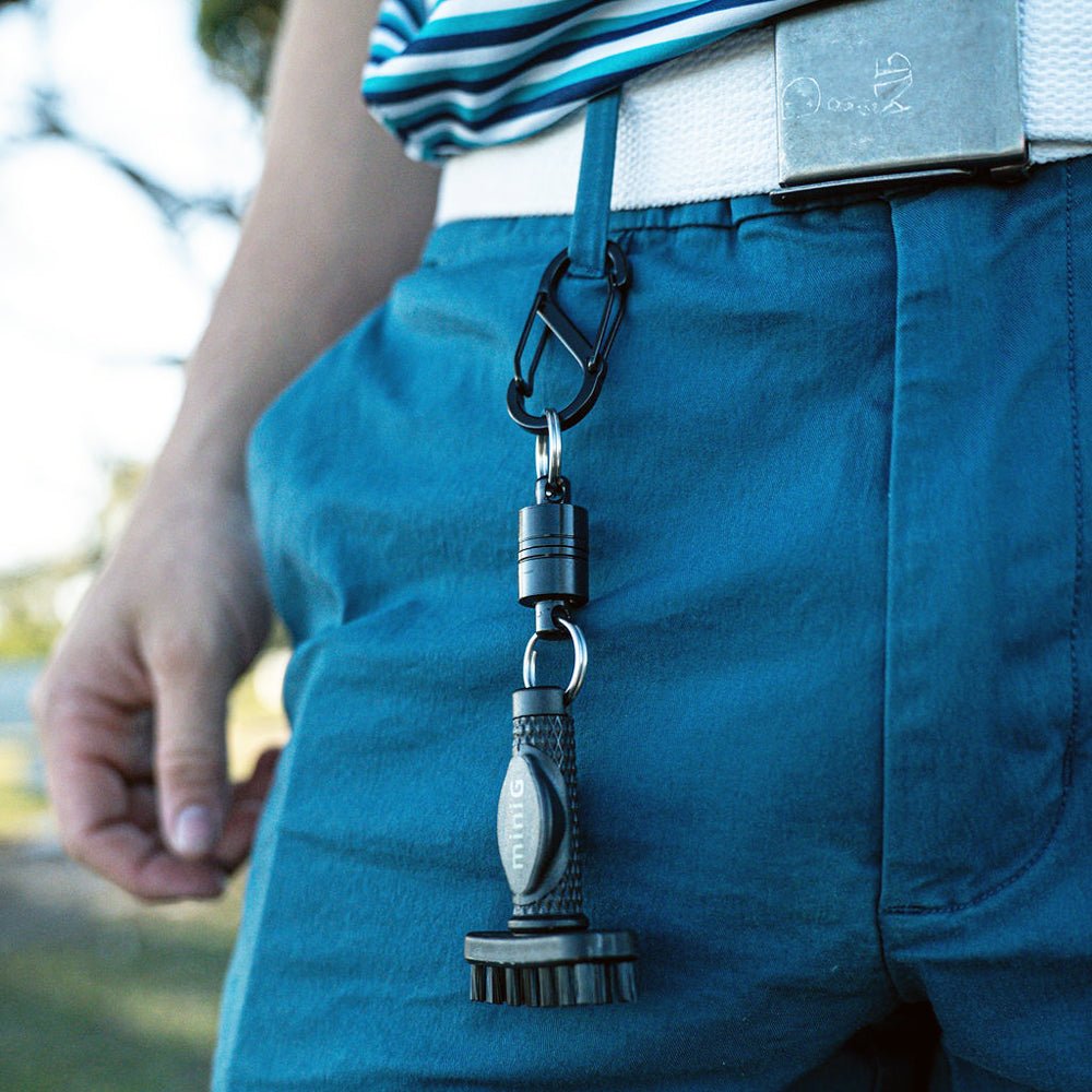 Grooveit miniG – Compact Dry Golf Brush