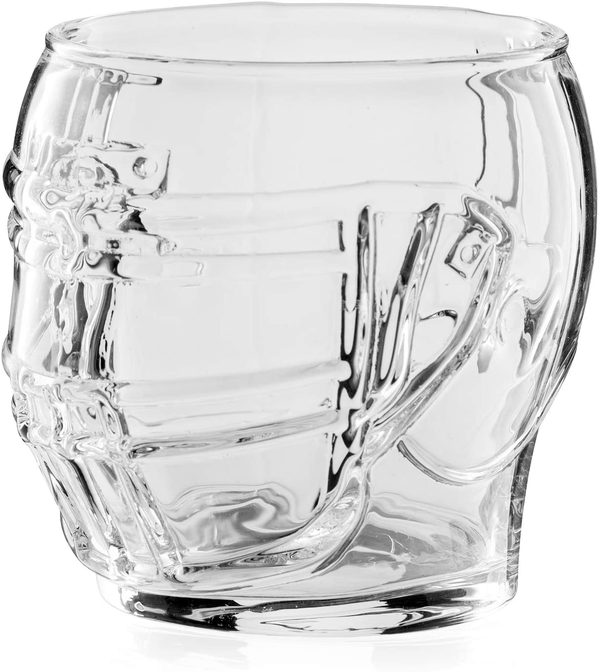 Ice Hockey Wine & Whiskey Decanter Set With 4 Helmet Whiskey Glasses