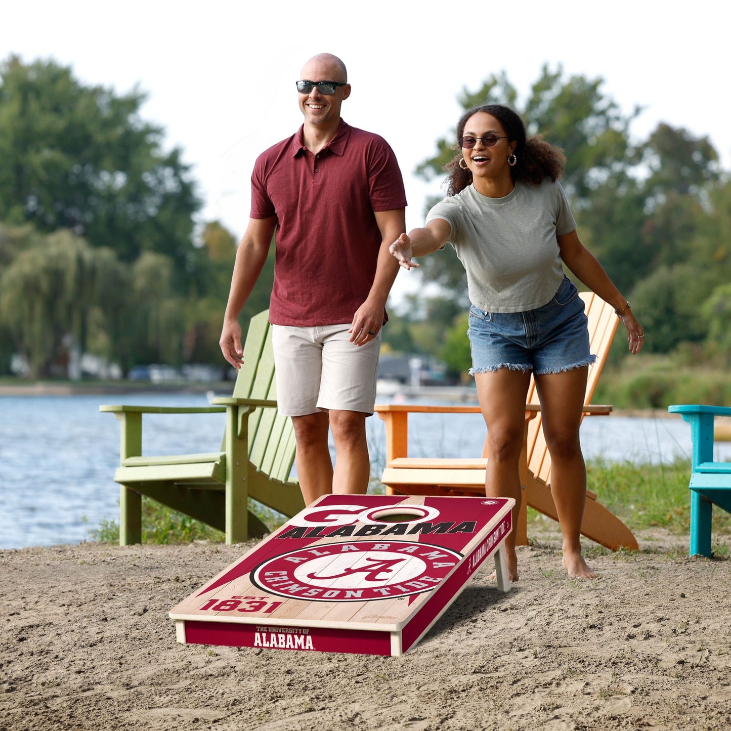 Alabama Crimson Tide 2x4 Pro Cornhole Boards
