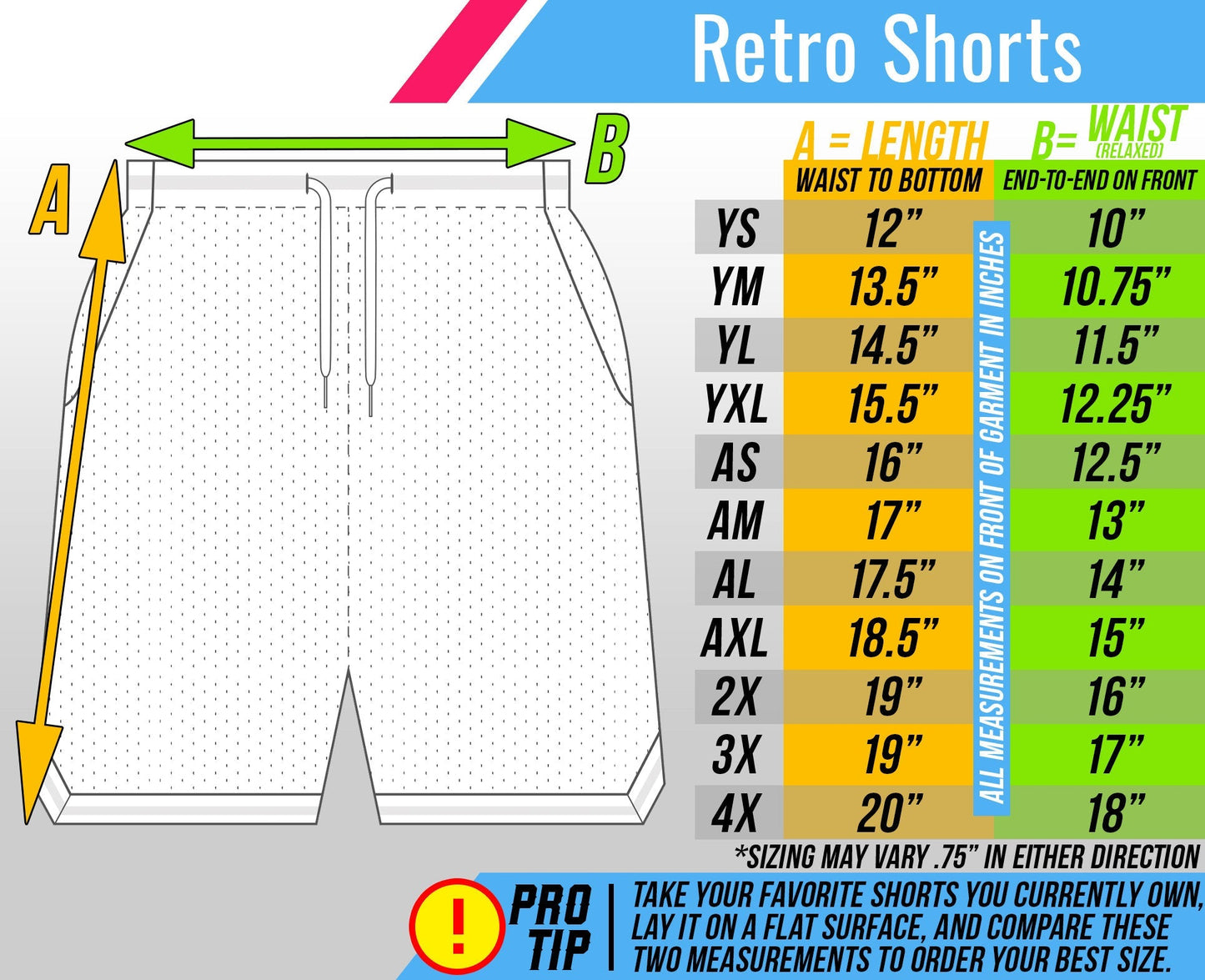 Nukes 'N 'Naners Retro Mesh Pocket Shorts *IN-STOCK*