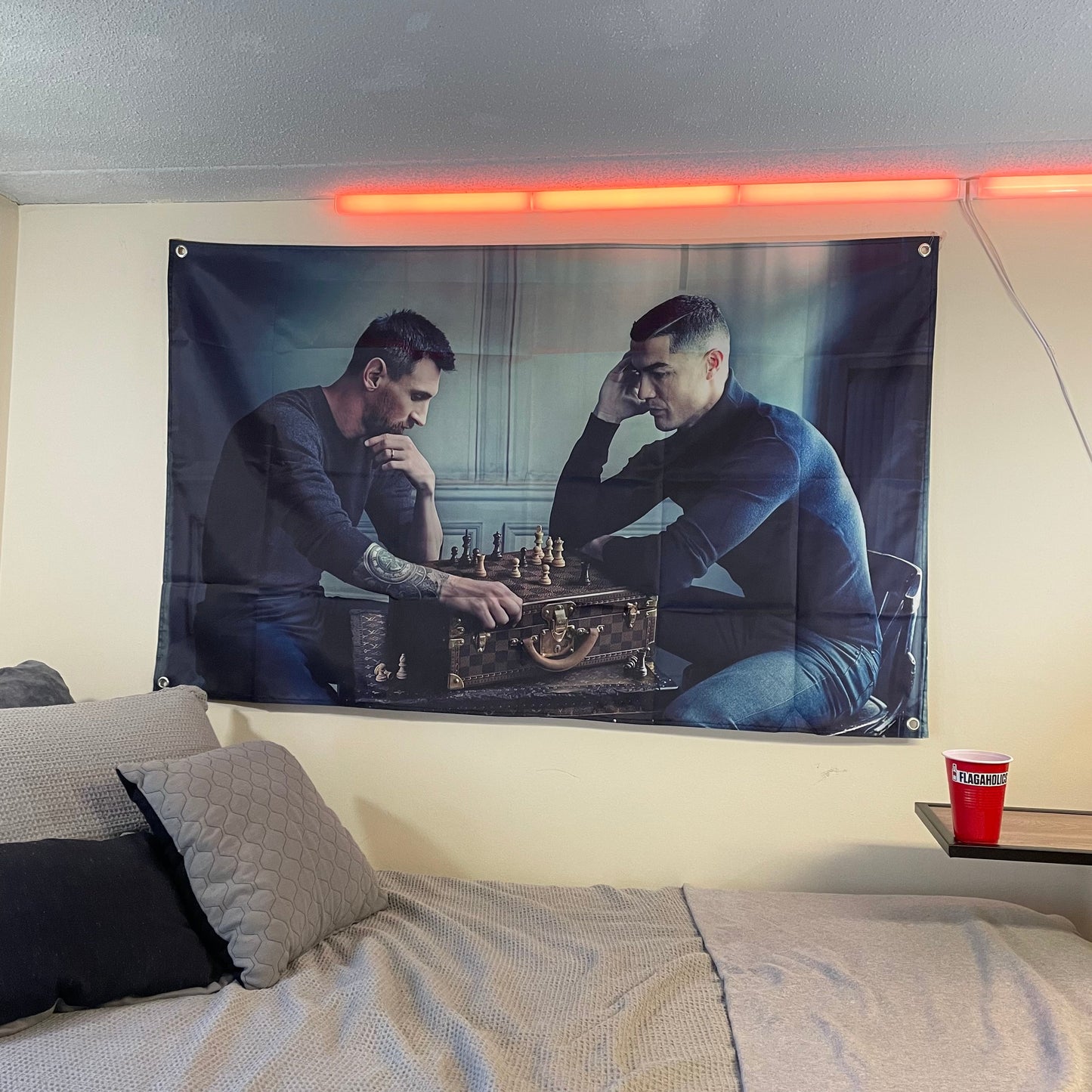 Messi & Ronaldo Flag