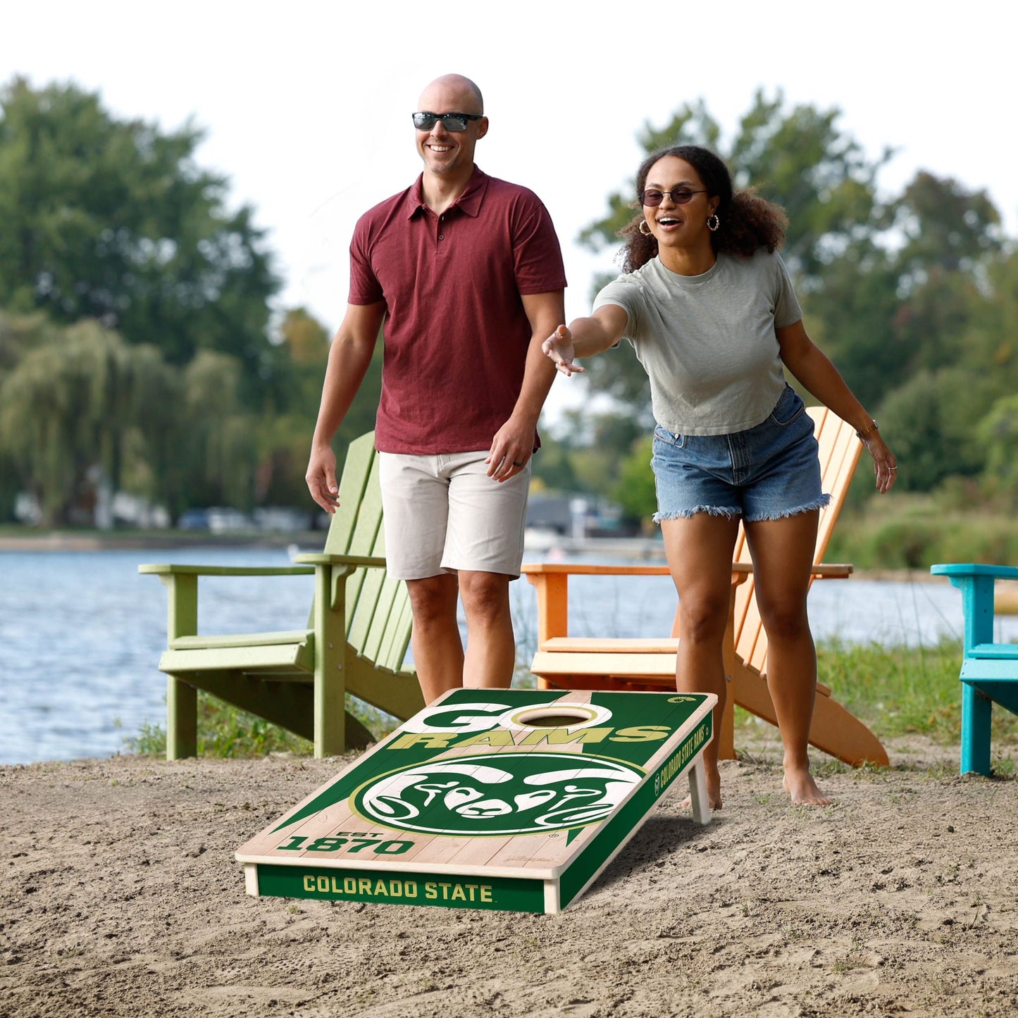 Colorado State Rams 2x4 Pro Cornhole Boards