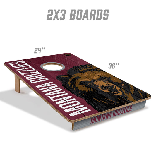 Montana Grizzlies 2x3 Tailgate Cornhole Boards