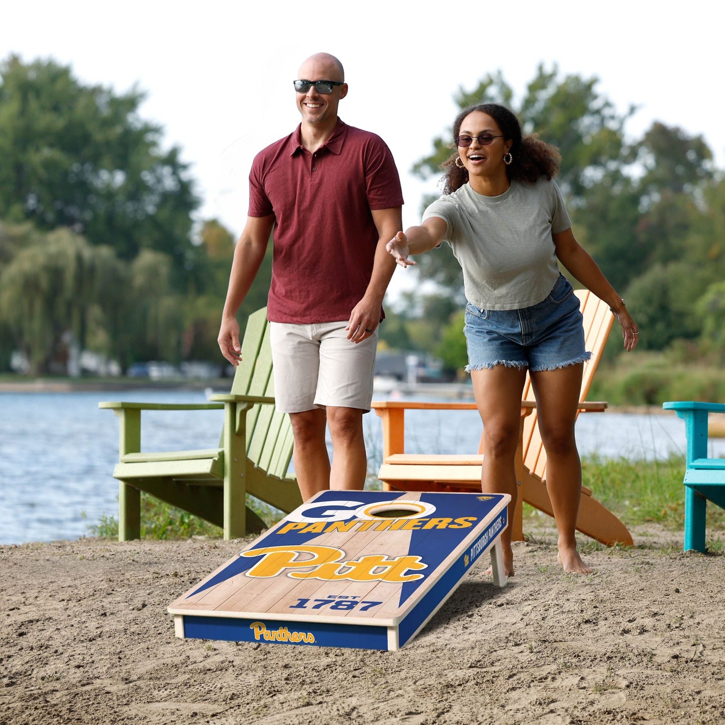 Pittsburgh Panthers 2x4 Pro Cornhole Boards