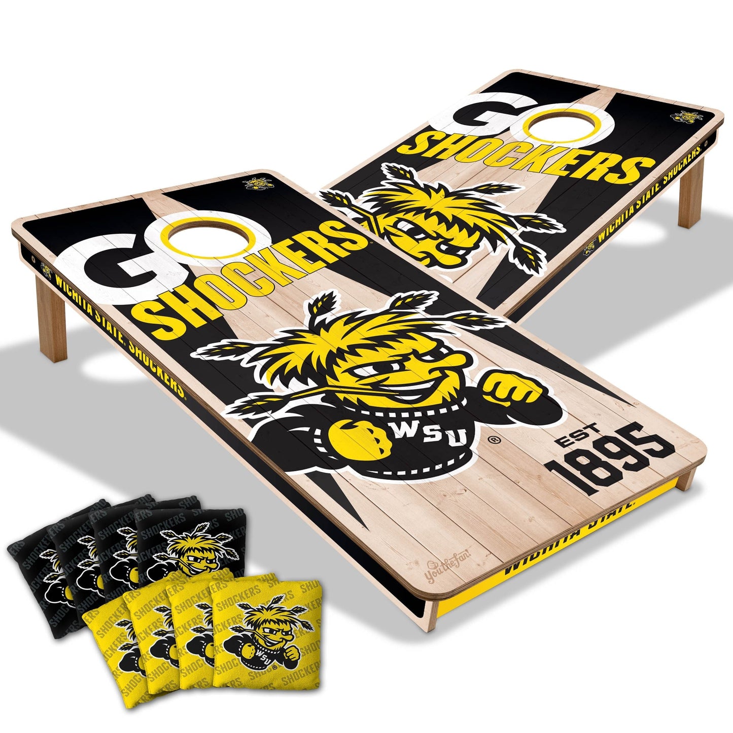 Wichita State Shockers 2x4 Pro Cornhole Boards