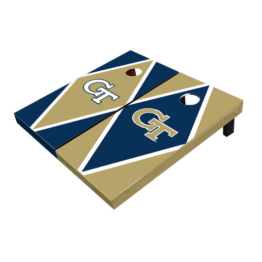 Georgia Tech Yellow Jackets Alternating Diamond All-Weather Cornhole Set