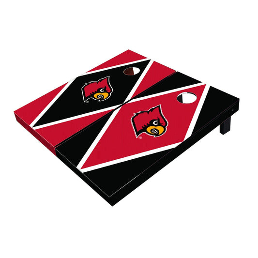 Louisville Cardinals Alternating Diamond All-Weather Cornhole Set